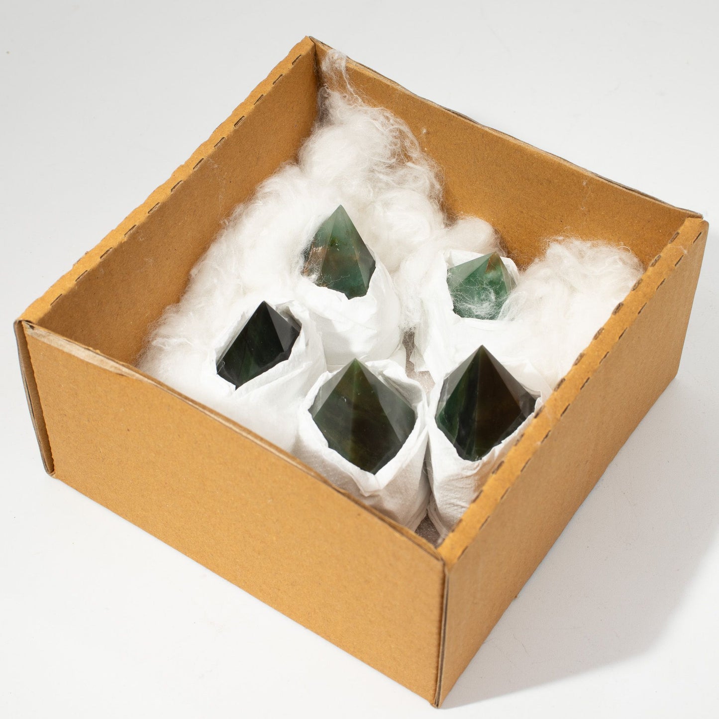 Pointe polie — Aventurine verte