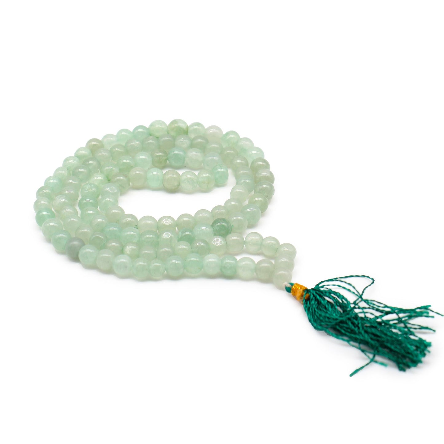 Mala 108 perles — Aventurine verte