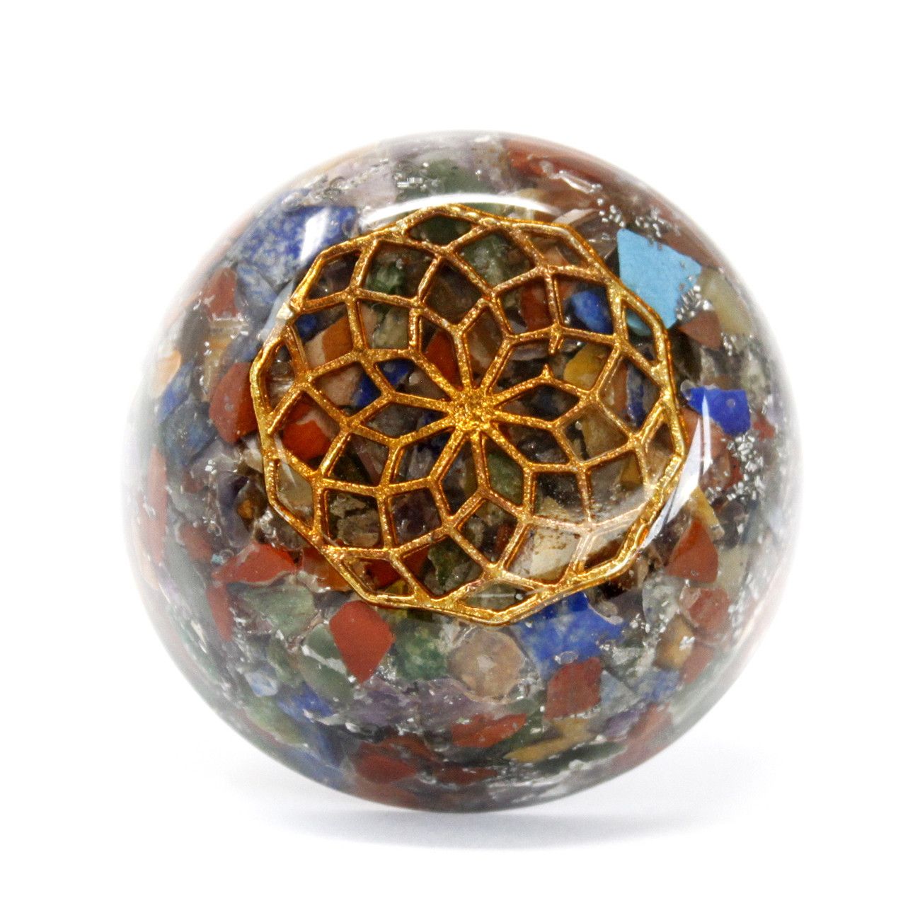 Orgonite de bureau — Pierres assorties