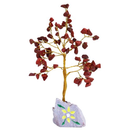 Arbre de gemmes — Jaspe rouge