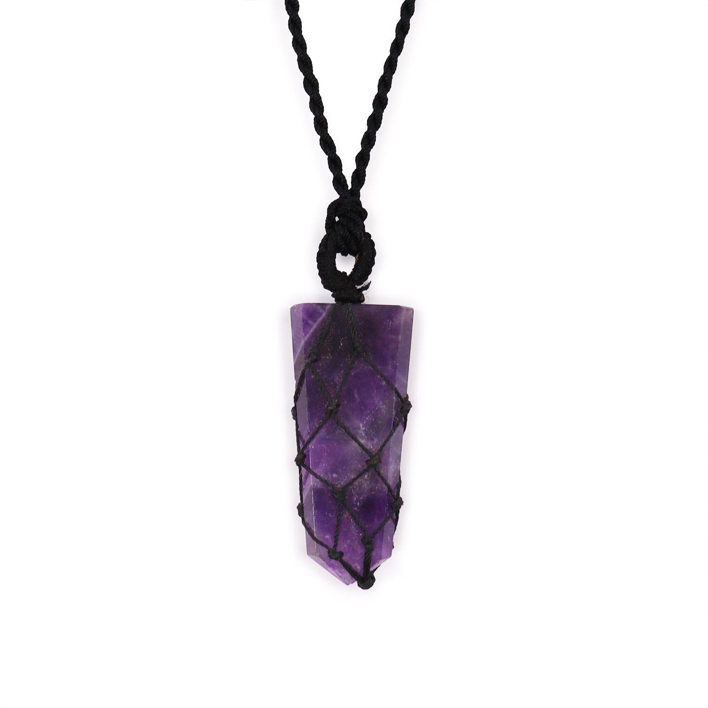 Pendentif pointe plate — Améthyste