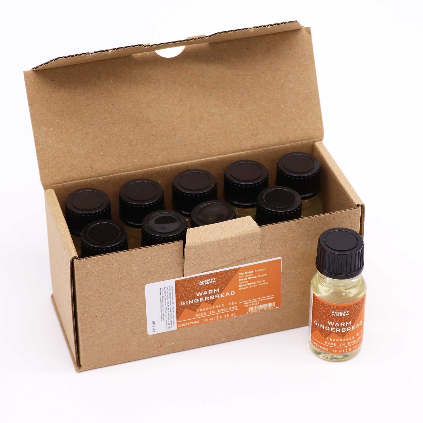 Huile parfumée — Biscuit au gingembre chaud · 10 ml