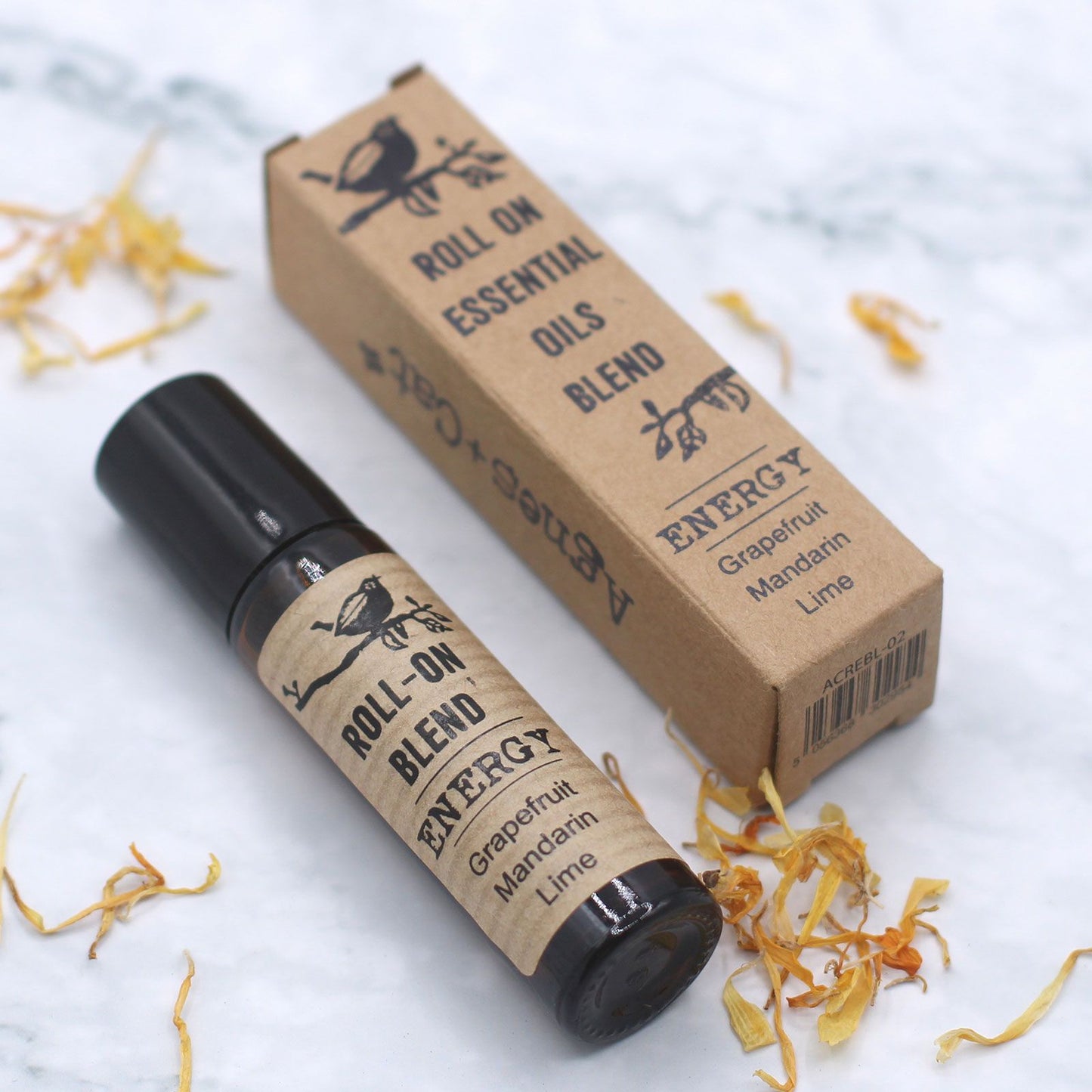 Roll-on de synergie d’huiles essentielles — Énergie · 10ml
