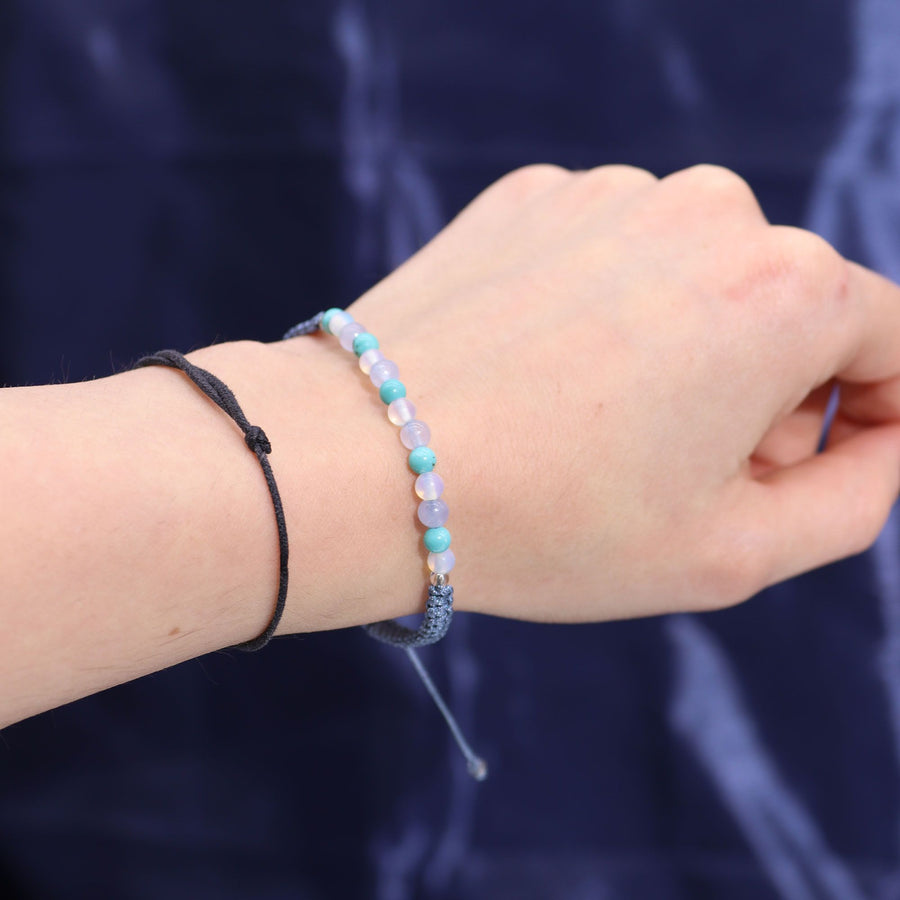 Bougie de cristal du zodiaque à bracelet — Poissons