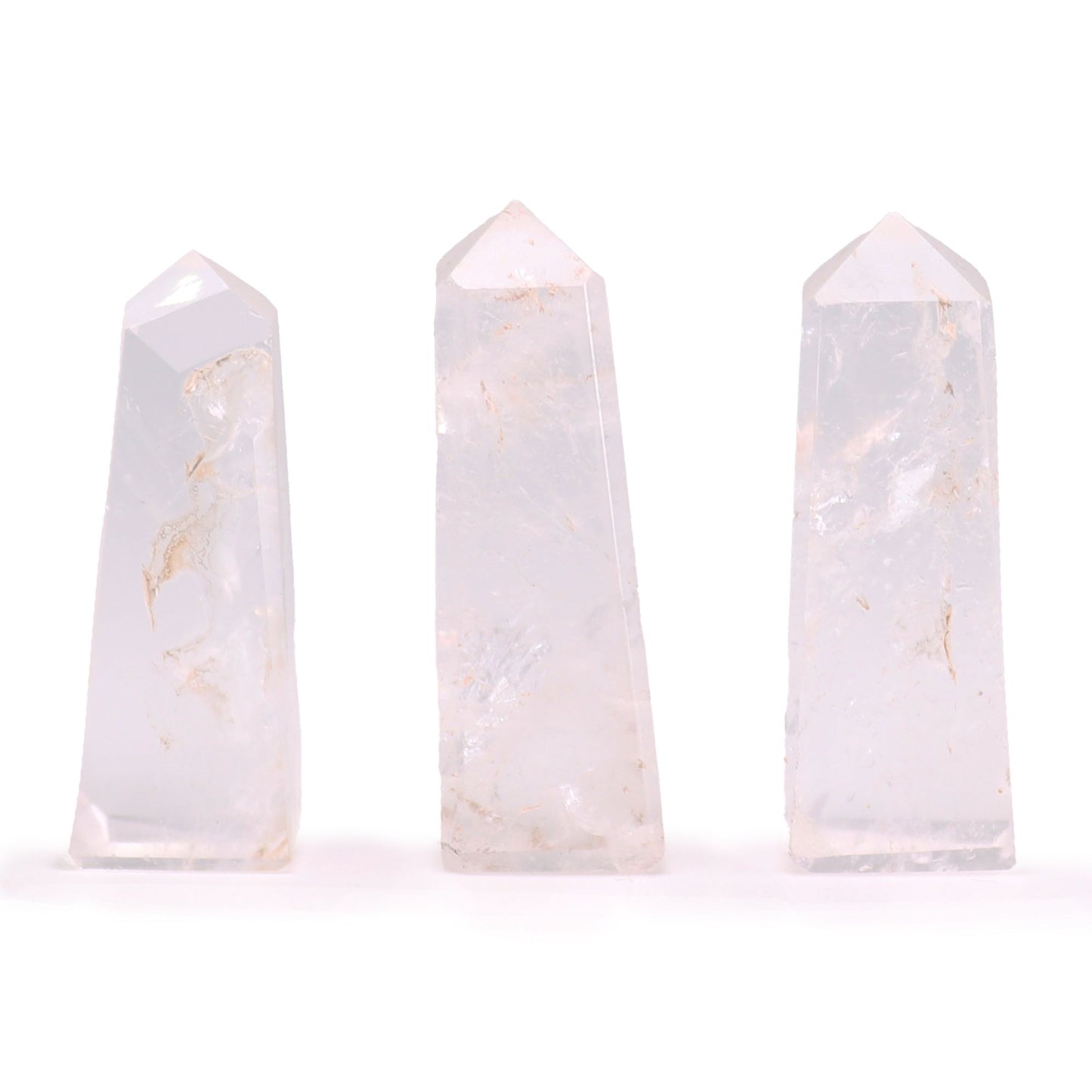 Obélisque — Cristal de roche · 5 cm
