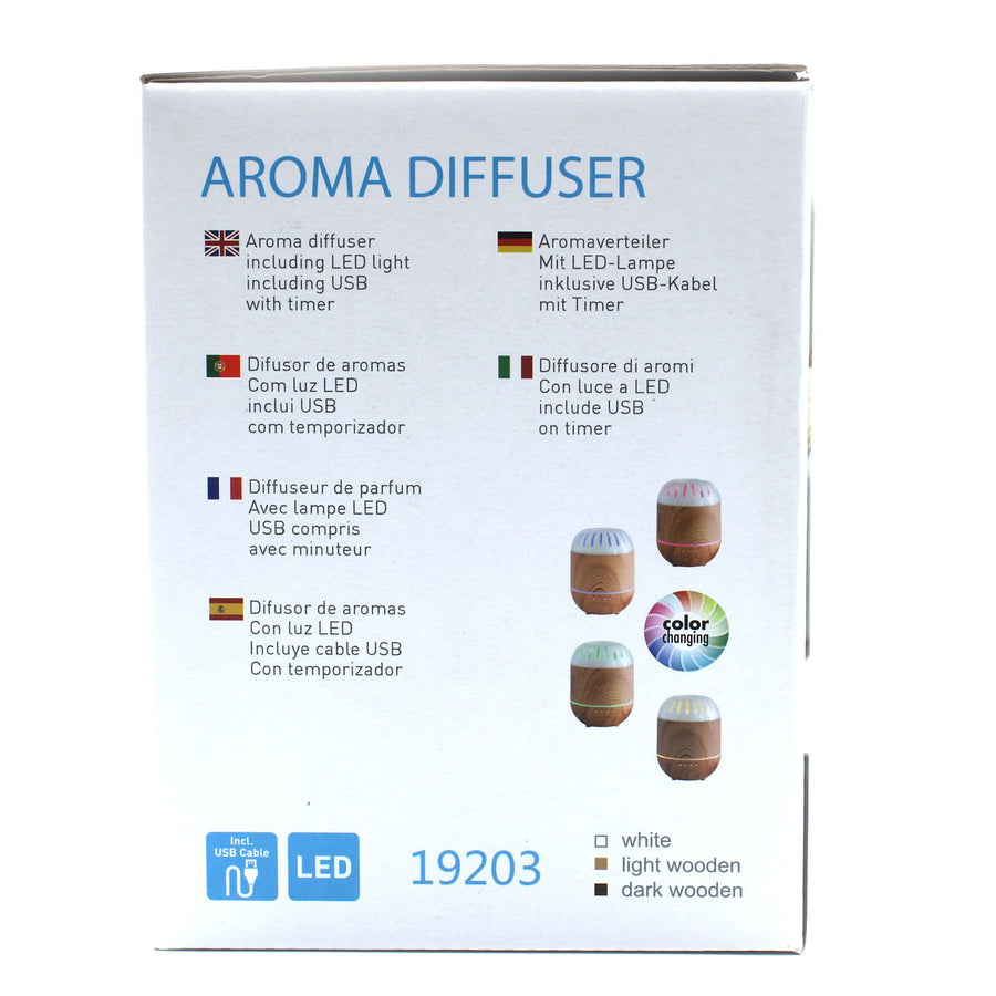 Diffuseur Palermo — USB · Couleur changeante · Minuterie