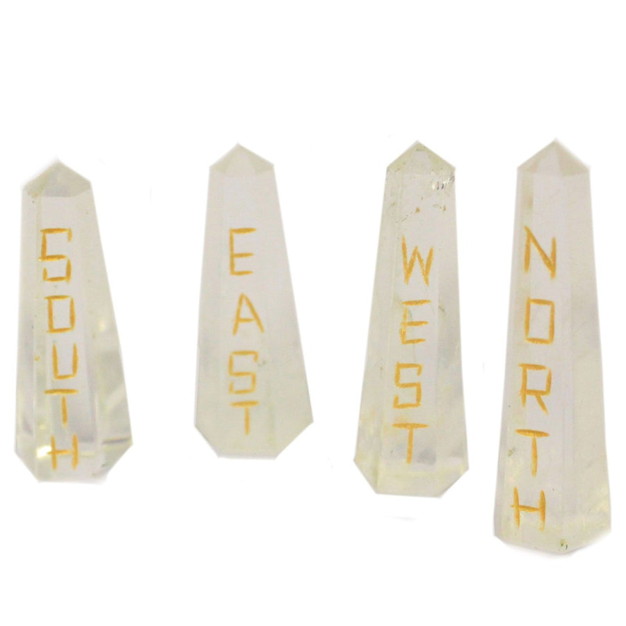 Ensemble de pierres — Quartz des points cardinaux