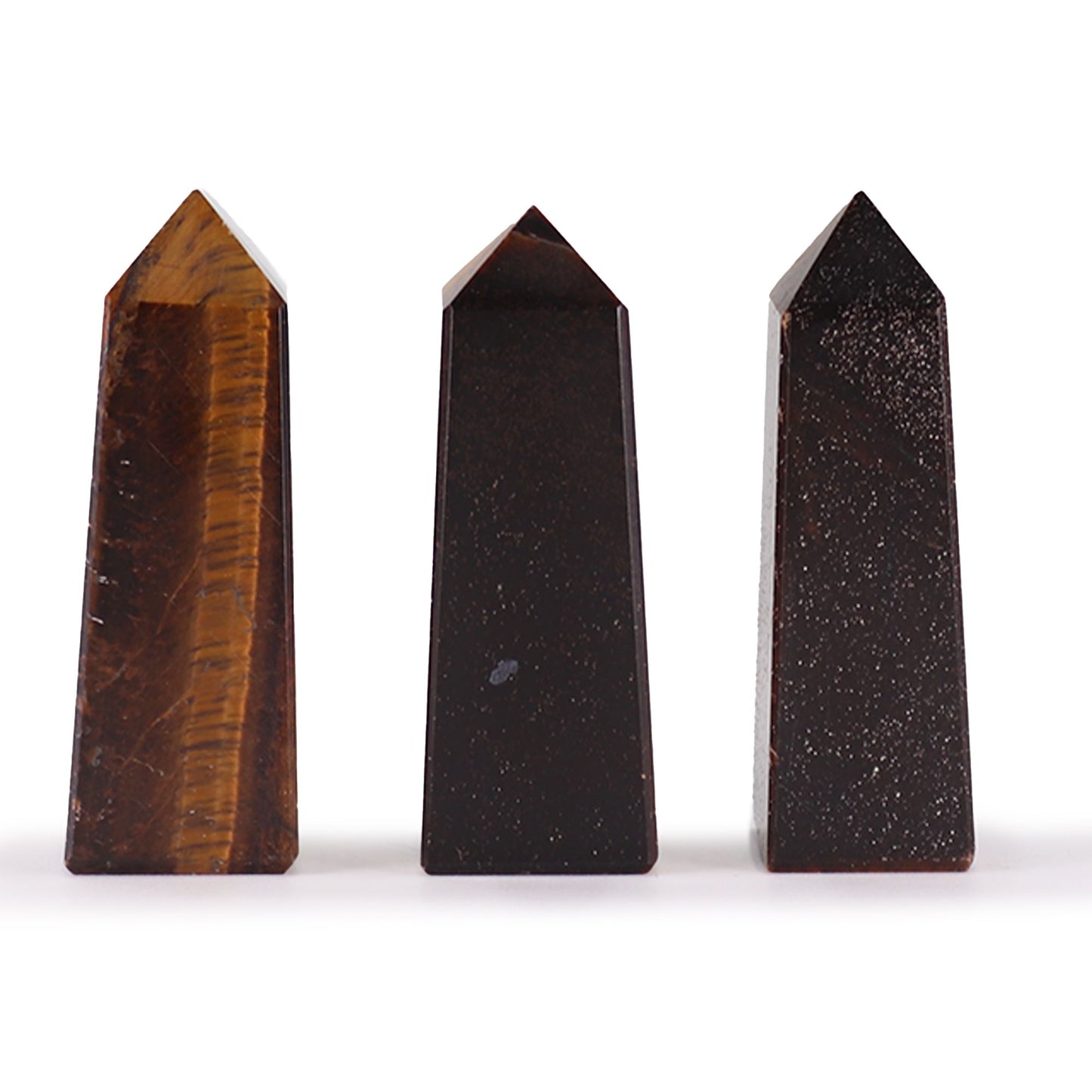 Obélisque — Œil de tigre · 5 cm