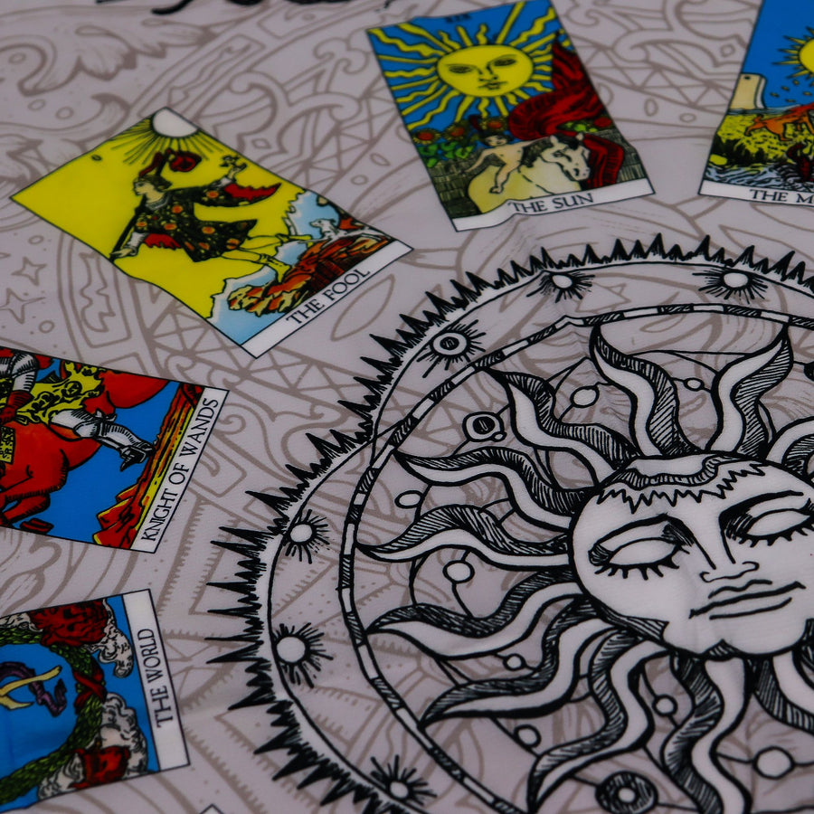 Tapis de lecture de tarot — Arbre de vie