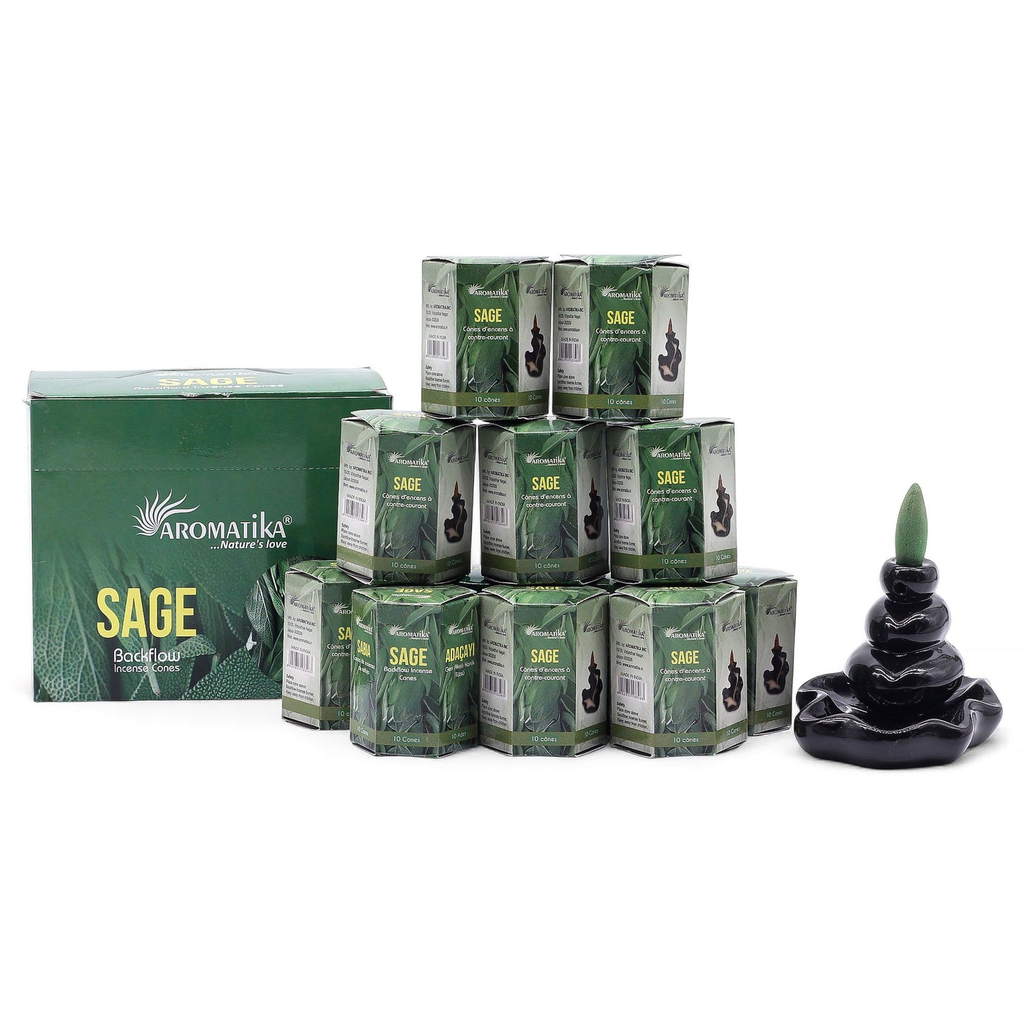 Encens à reflux masala — Sauge