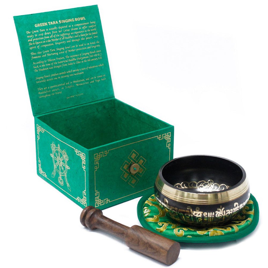 Bol chantant — Tara vert · 10cm