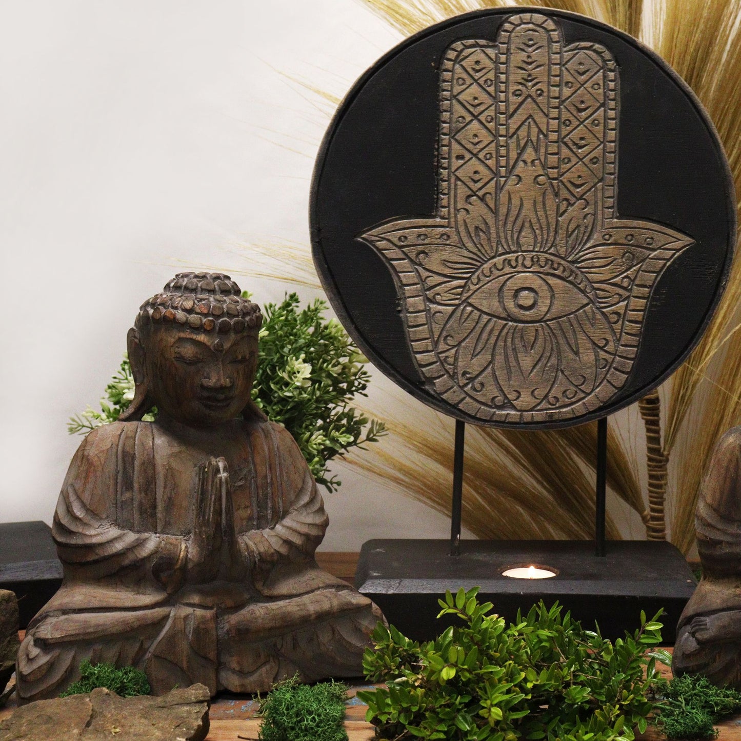 Ensemble Feng Shui — Main de Fatma · Gris