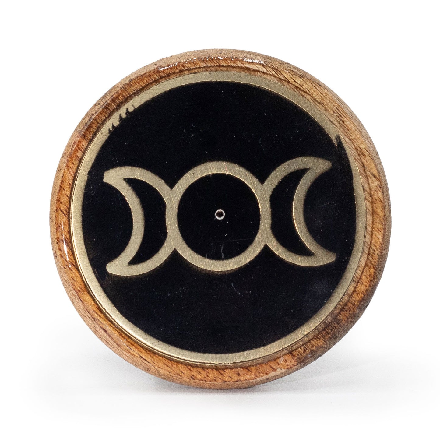 Porte-encens disque — Triple lune