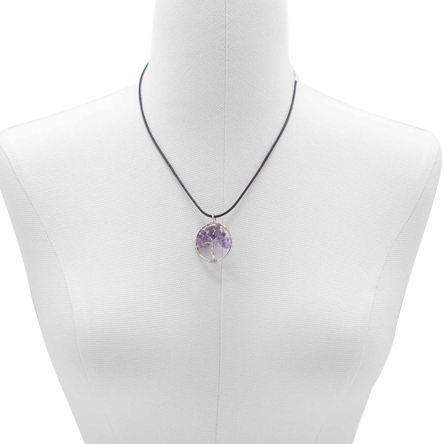 Pendentif arbre de vie — Améthyste