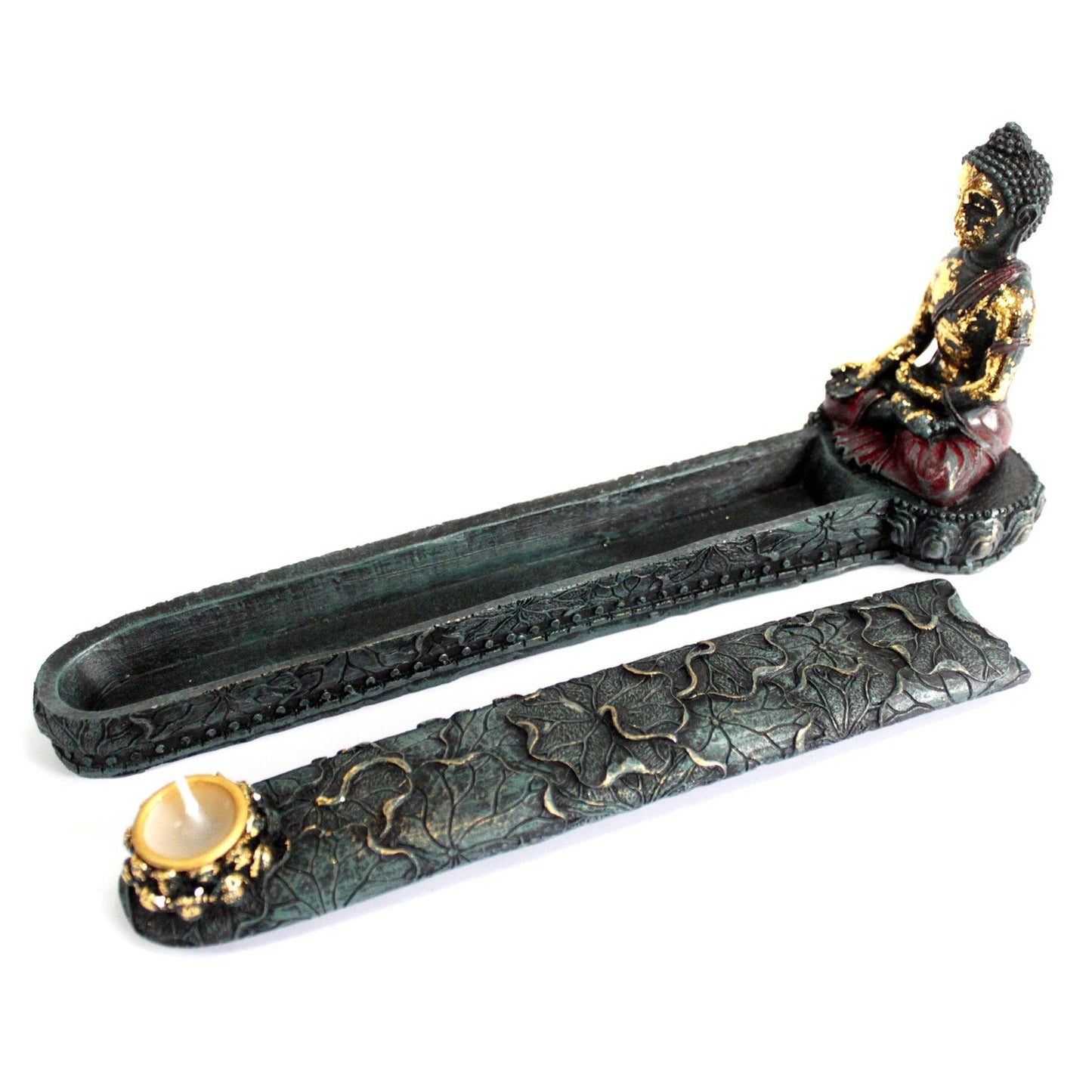 Bouddha ancien — Brûleur d’encens & coffret