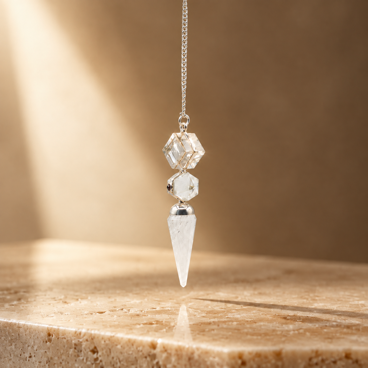 Pendule L’Architecte de la clarté, trois pièces, quartz — vue 2