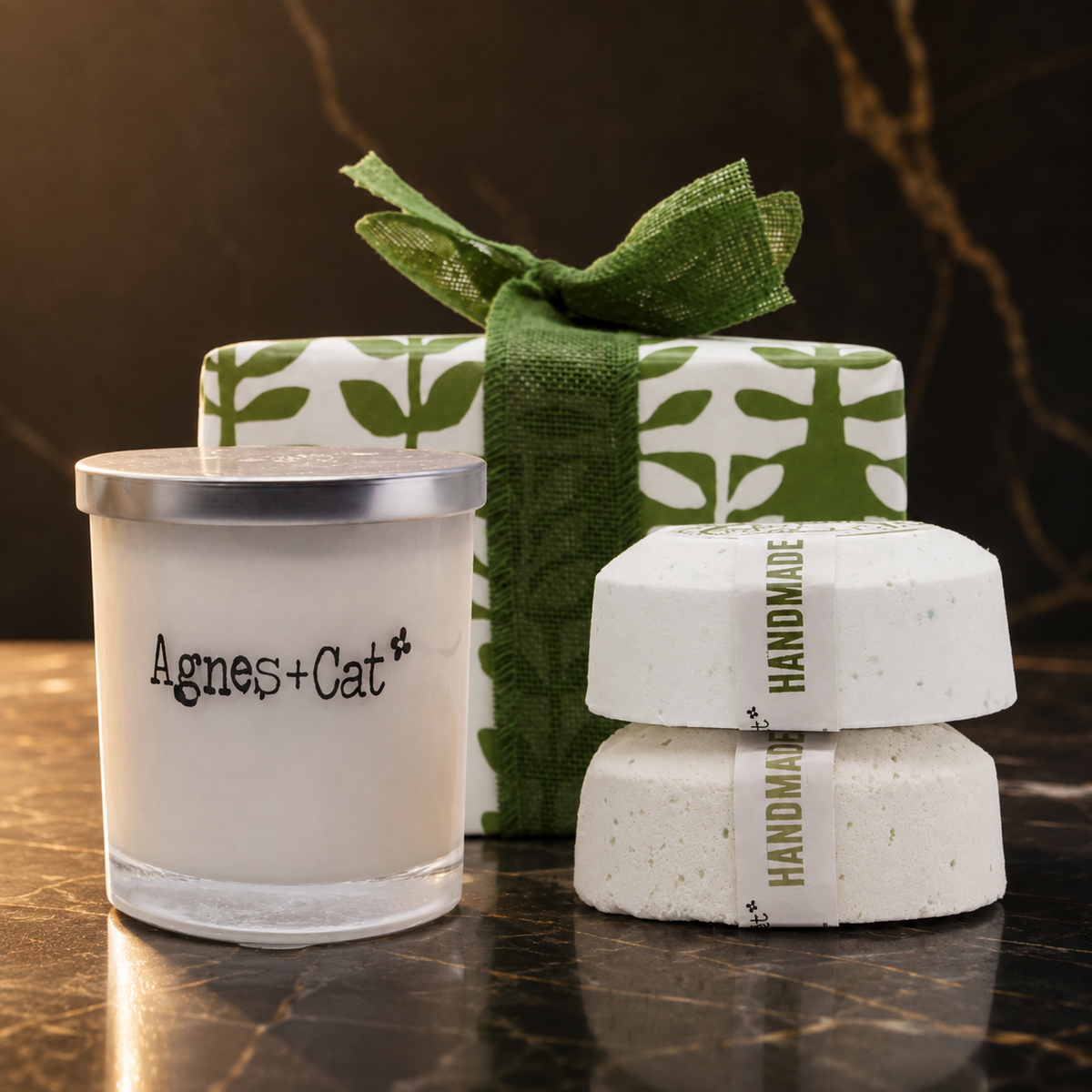 Coffret bain et bougie Figue blanche et myrtille — vue 3
