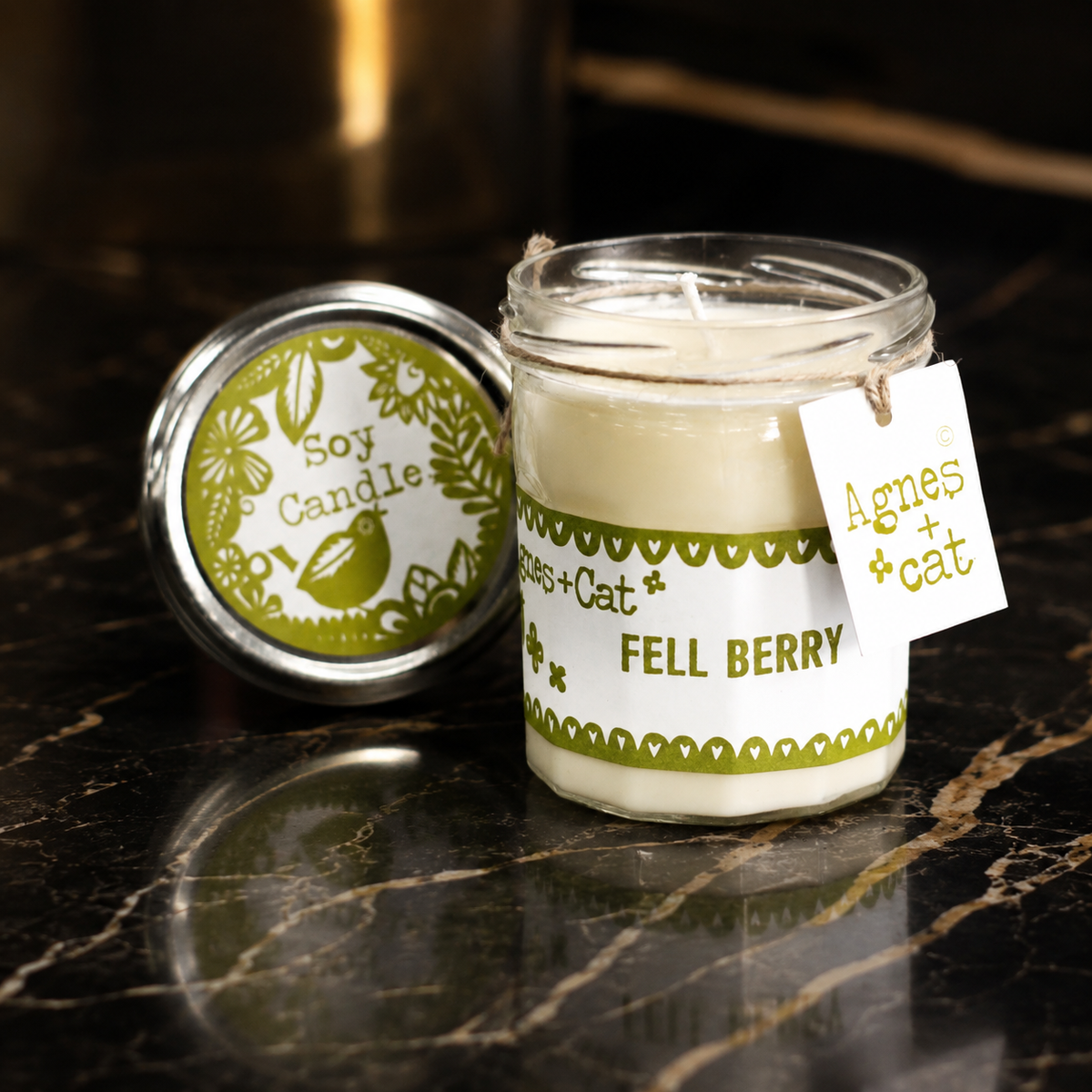Bougie Fell Berry en pot de verre 220 g