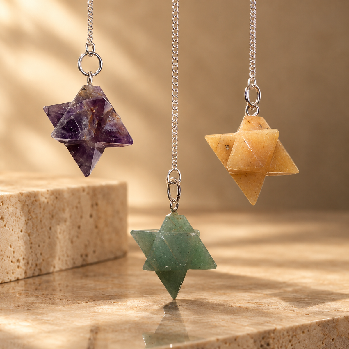 Pendule Étoile Merkaba