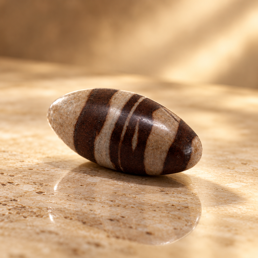 Pierre Lingam de la Narmada 7,5 cm