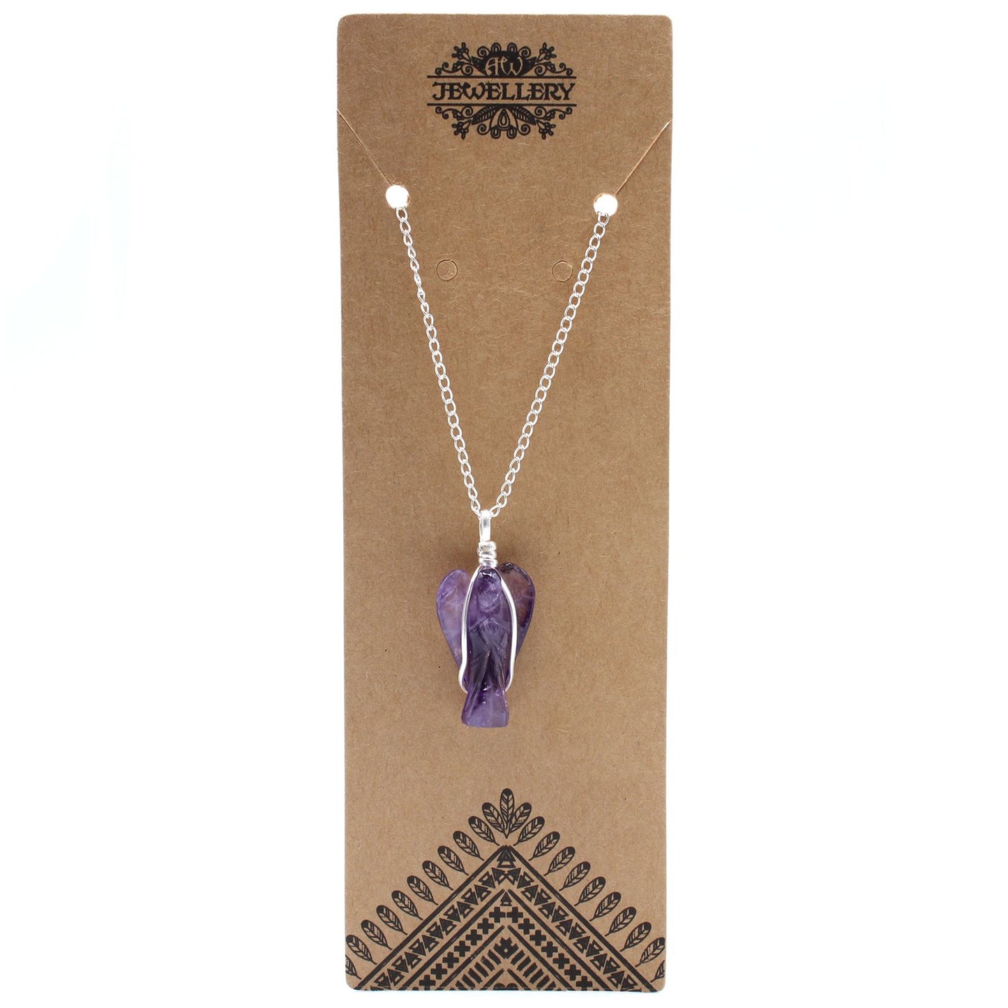Pendentif ange gardien — Améthyste