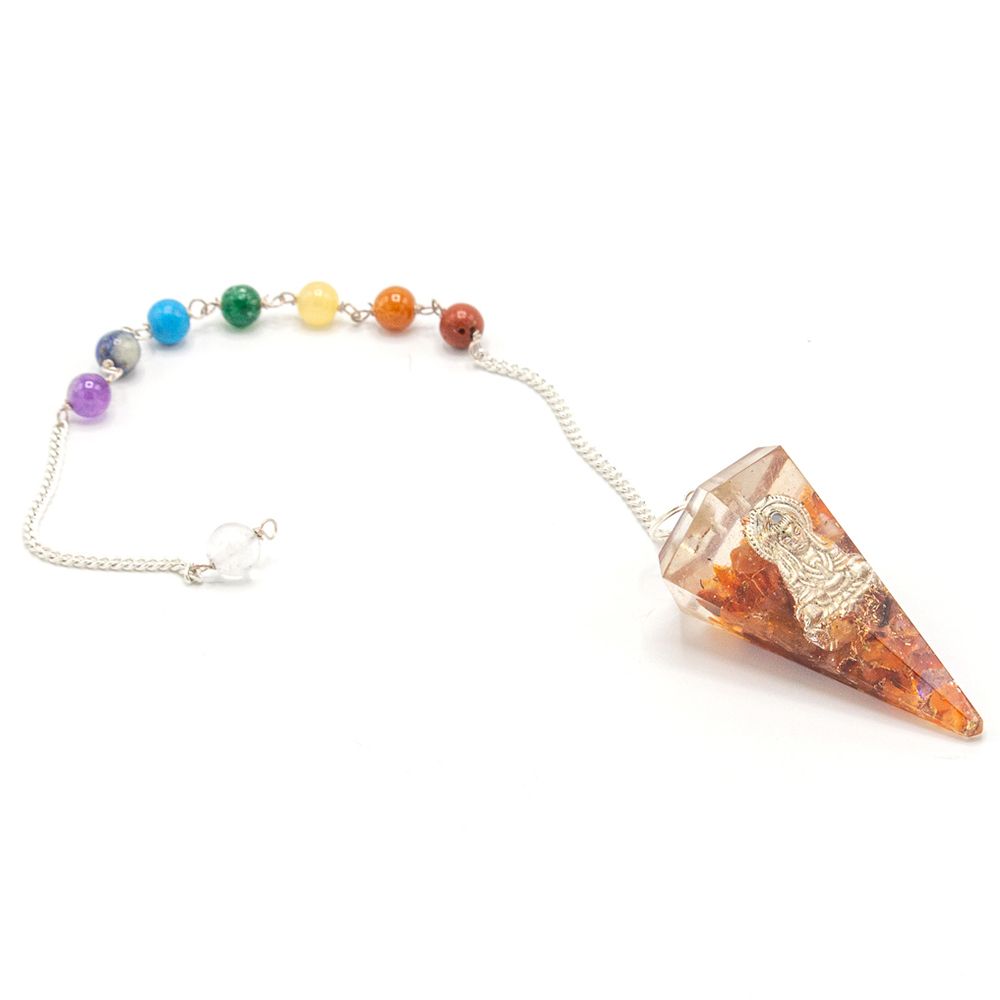 Pendule chakra d’orgonite — Bouddha