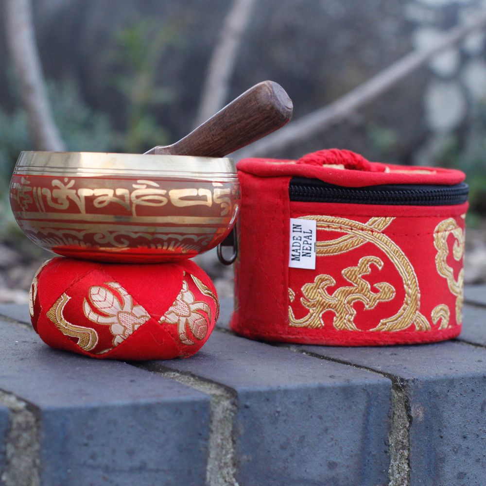 Coffret mini bol chantant — Rouge