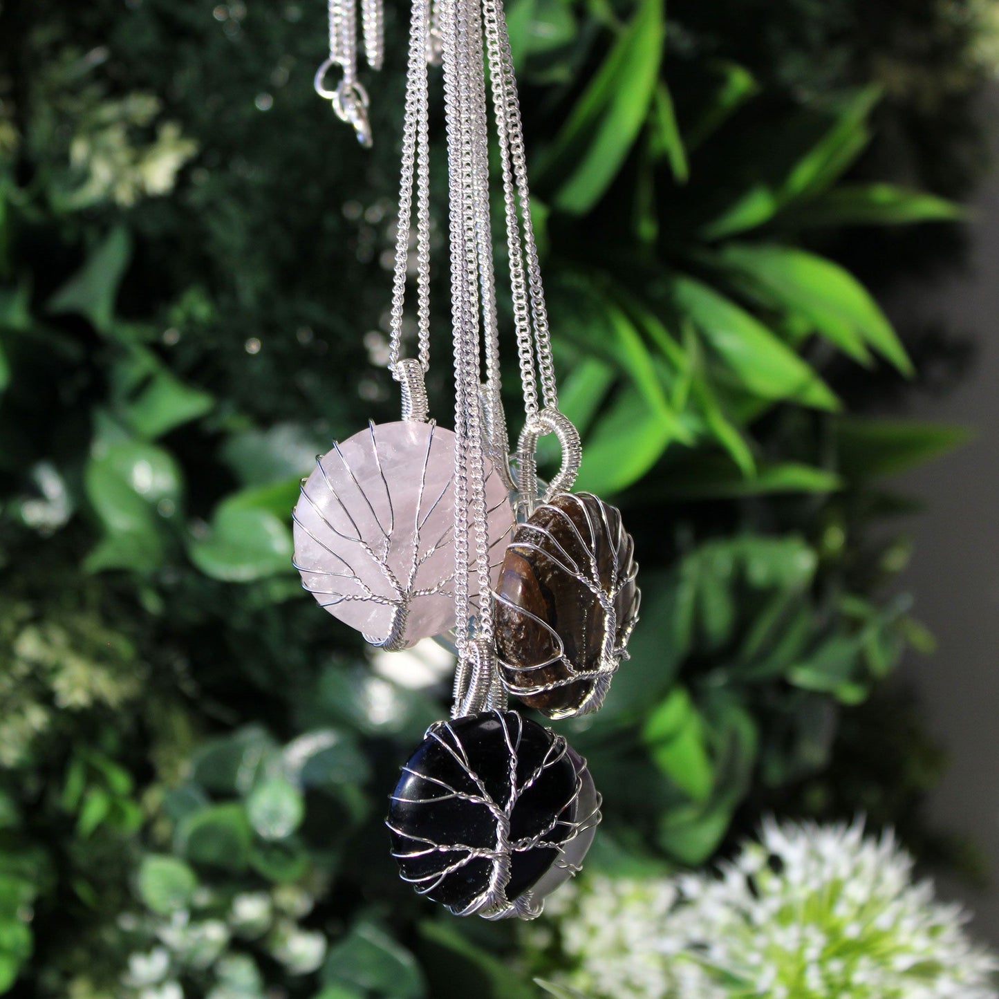 Collier arbre de vie — Améthyste
