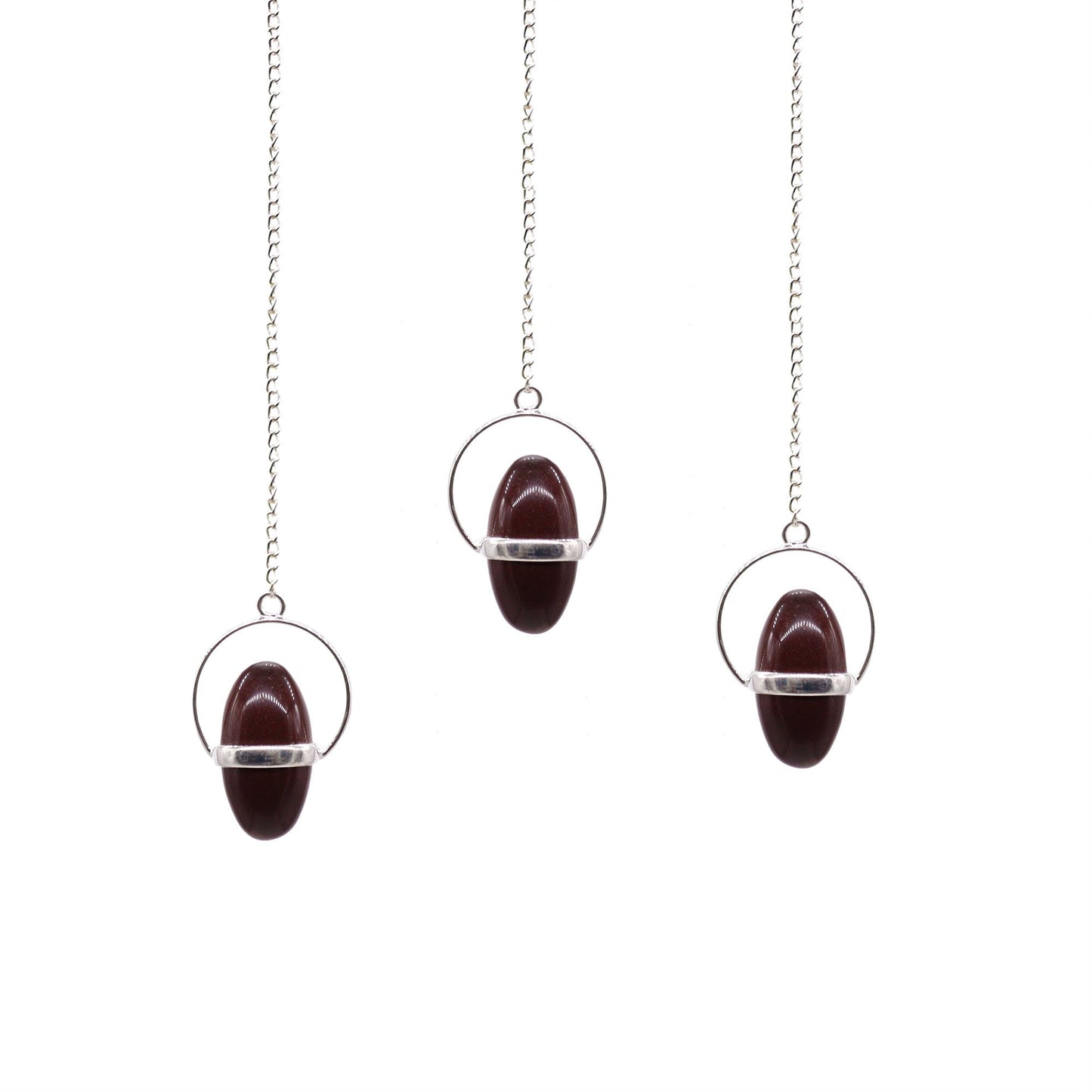 Pendule Shiva Lingam à anneau