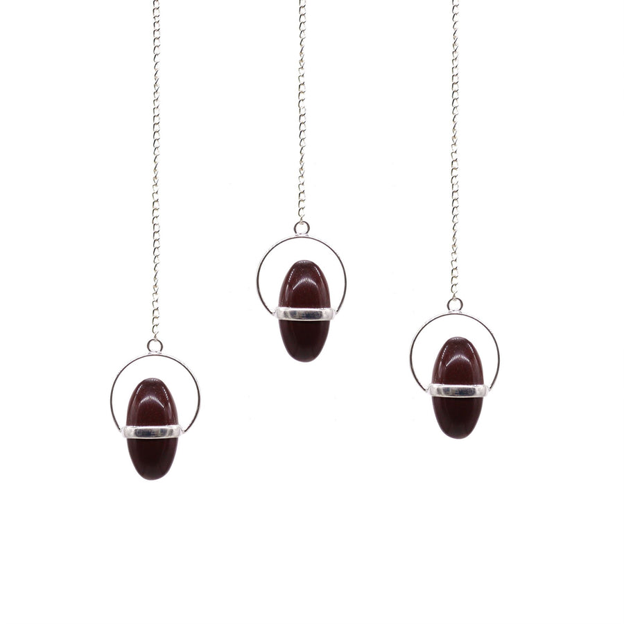 Pendule Shiva Lingam à anneau