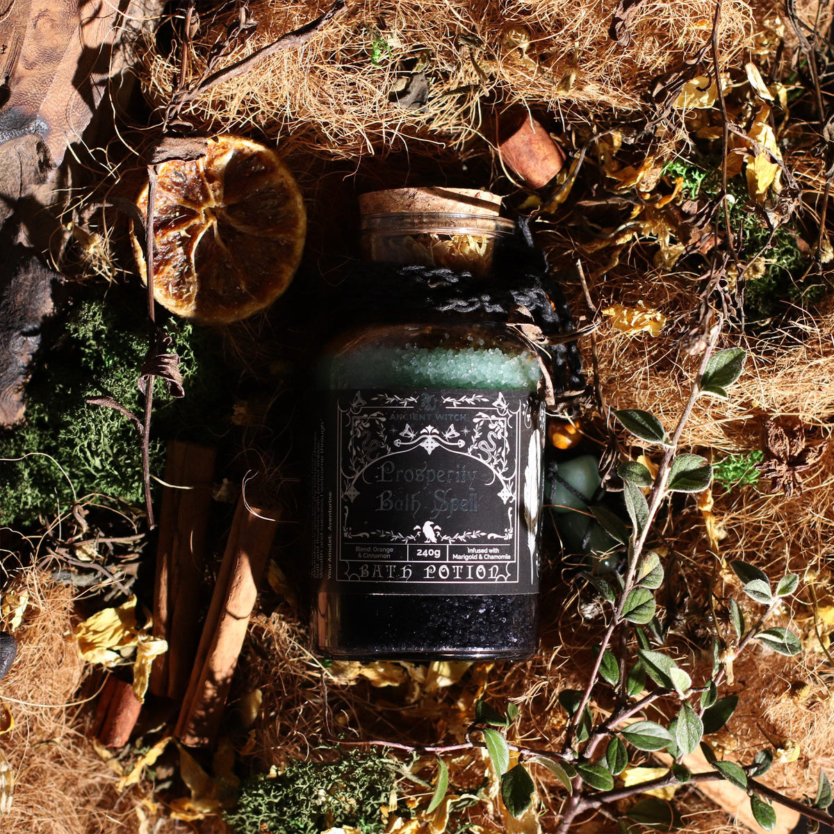 Potion de bain de sorcière, amulette d’aventurine — vue 6