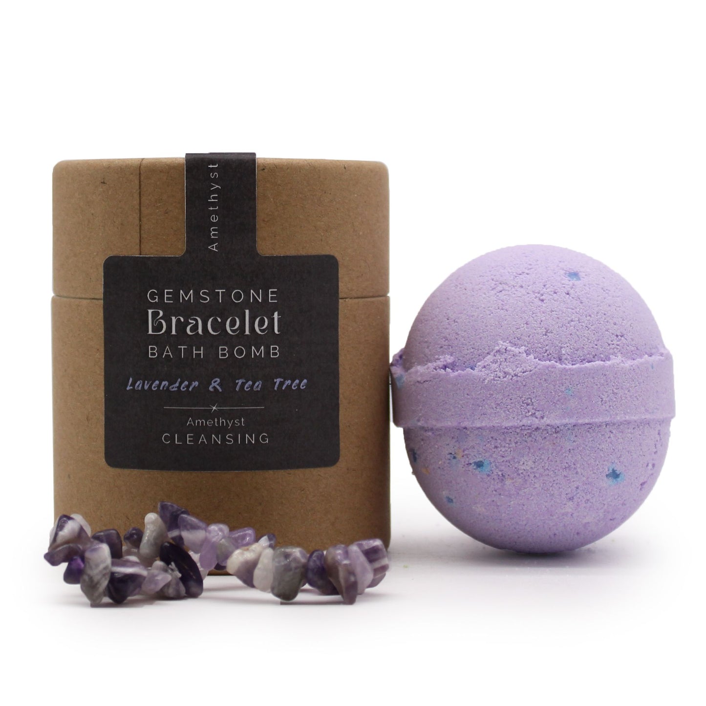 Bombe de bain à bracelet d’améthyste
