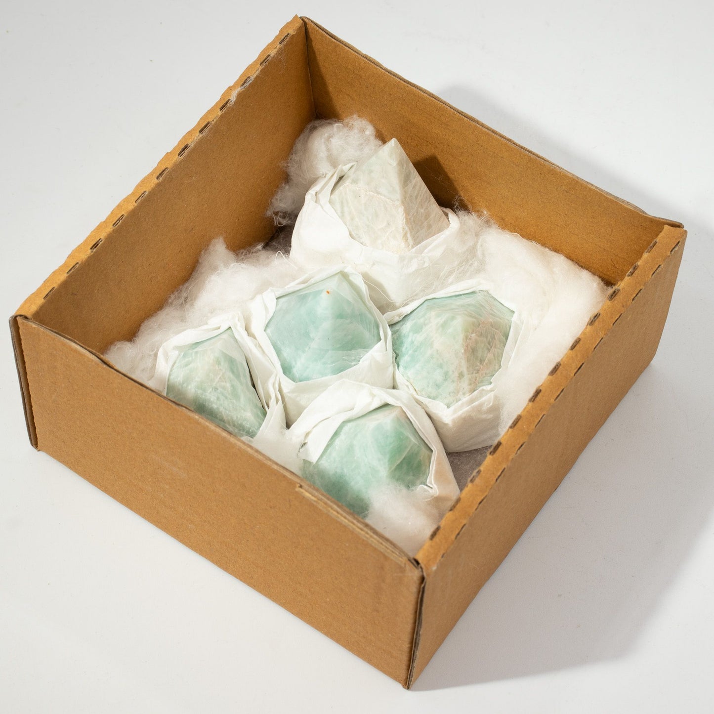 Pointe polie — Amazonite de l’Inde