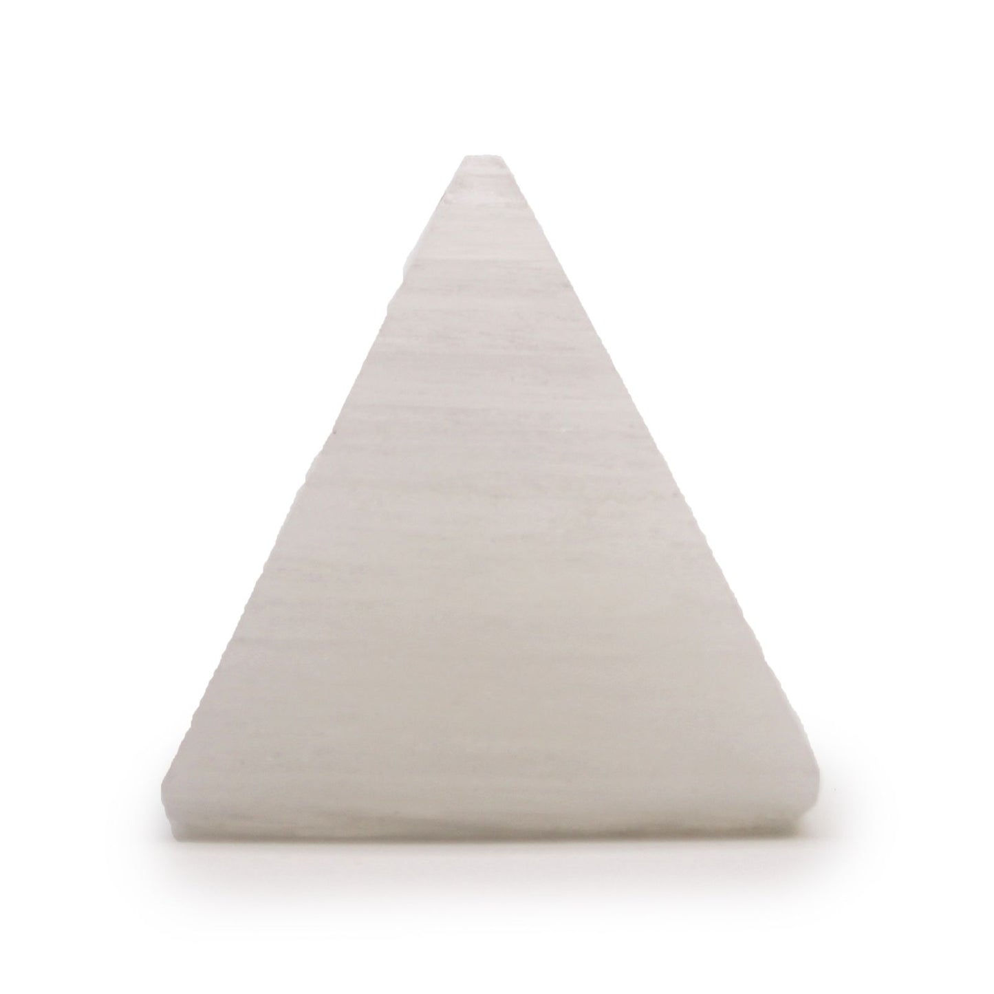 Pyramide en sélénite · 5 cm