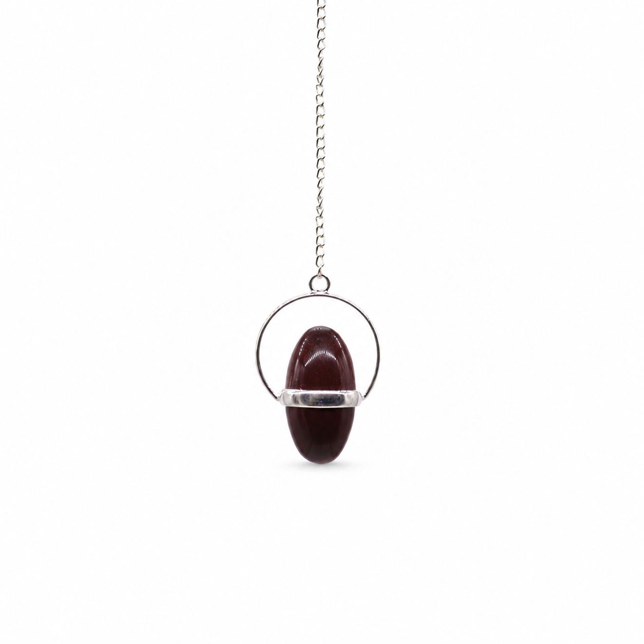 Pendule Shiva Lingam à anneau