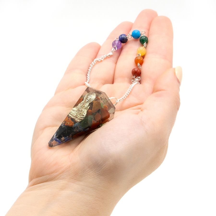 Pendule chakra d’orgonite — Bouddha