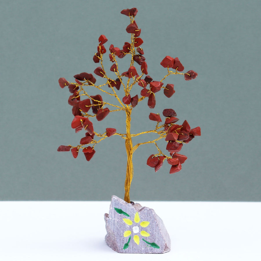 Arbre de gemmes — Jaspe rouge