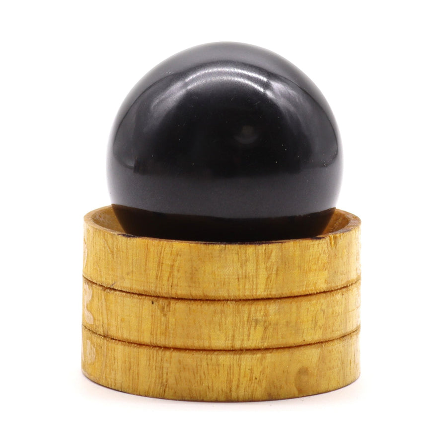 Sphère sur socle — Tourmaline · 40 mm