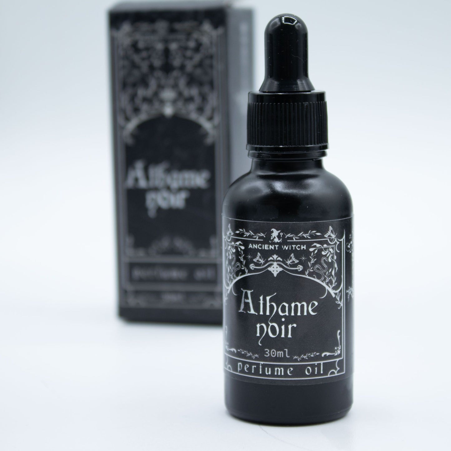 Huile parfumée de sorcière ancienne — Athamé noir