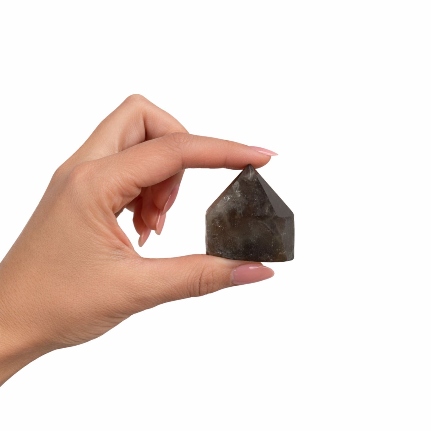 Pointe polie de qualité supérieure — Quartz fumé