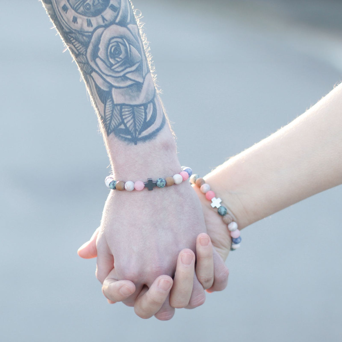 Lot de 2 bracelets d’amitié, jaspe Picasso et howlite — vue 5
