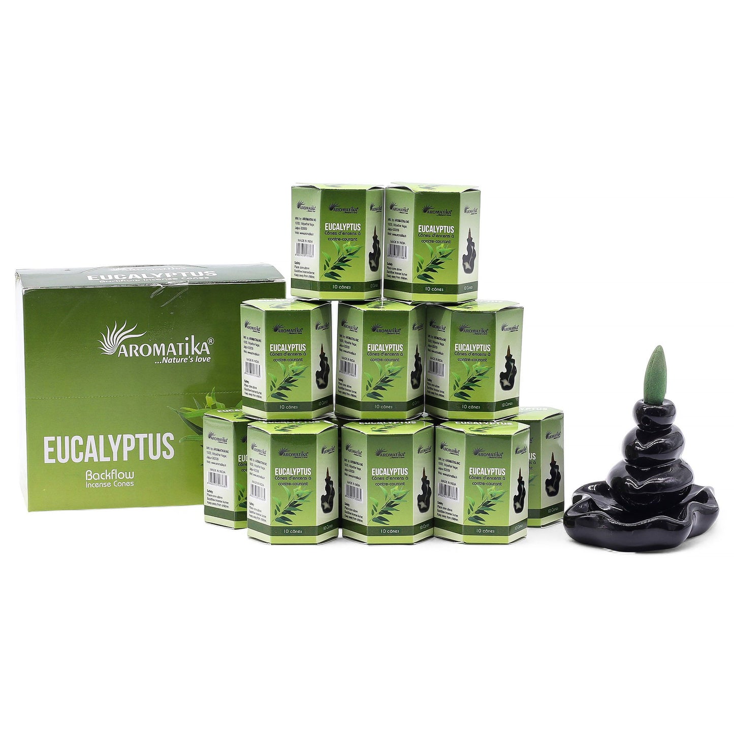 Encens à reflux masala — Eucalyptus