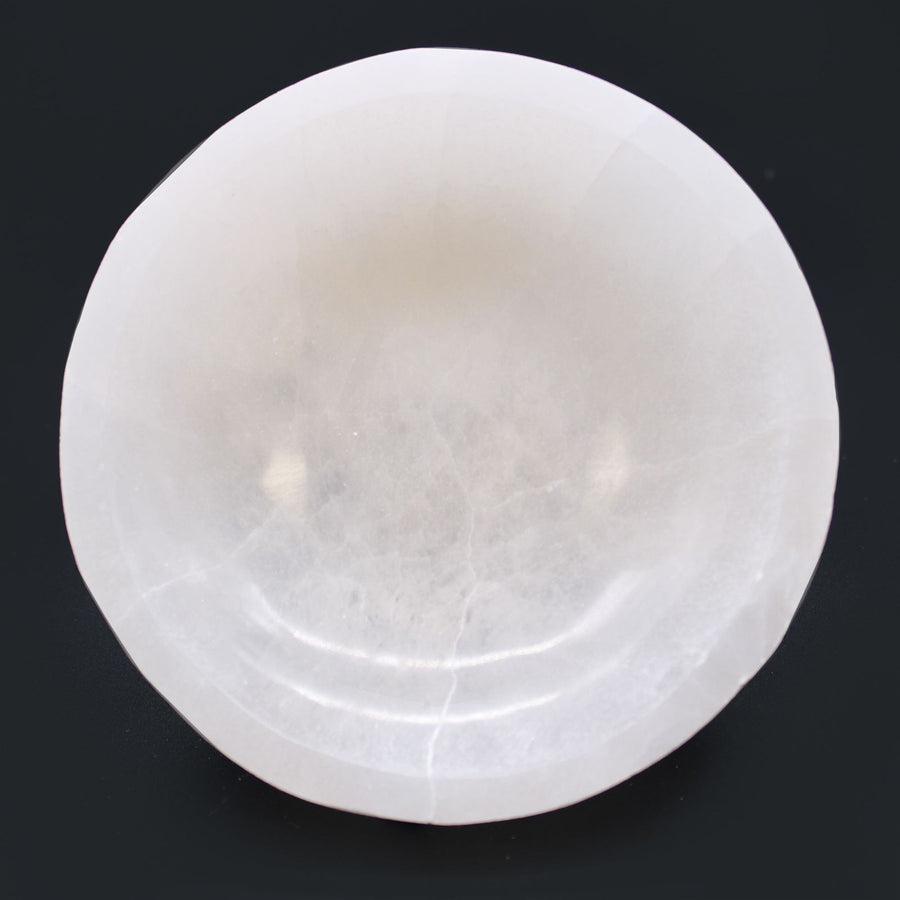 Coupe ronde en sélénite · 15cm