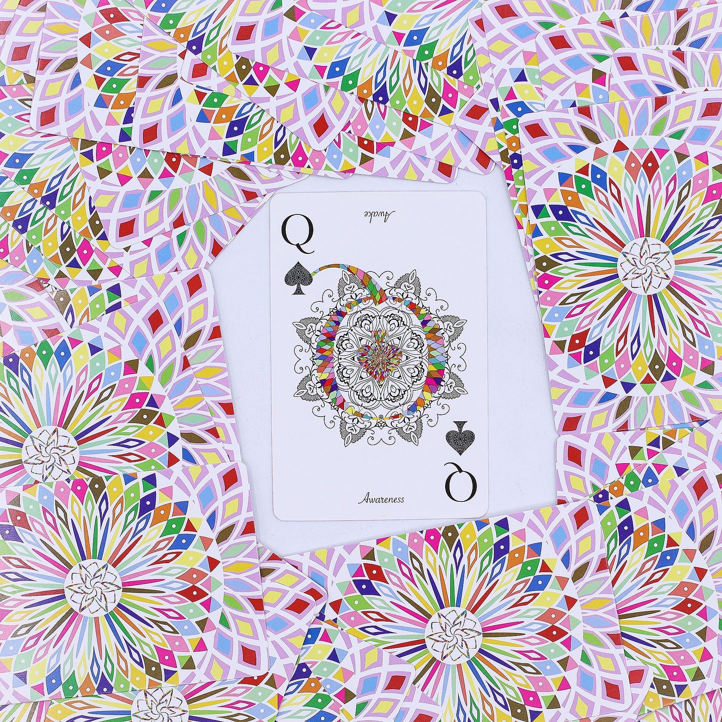 Mandala — Cartes de jeu & oracle · Symétrie kaléidoscopique
