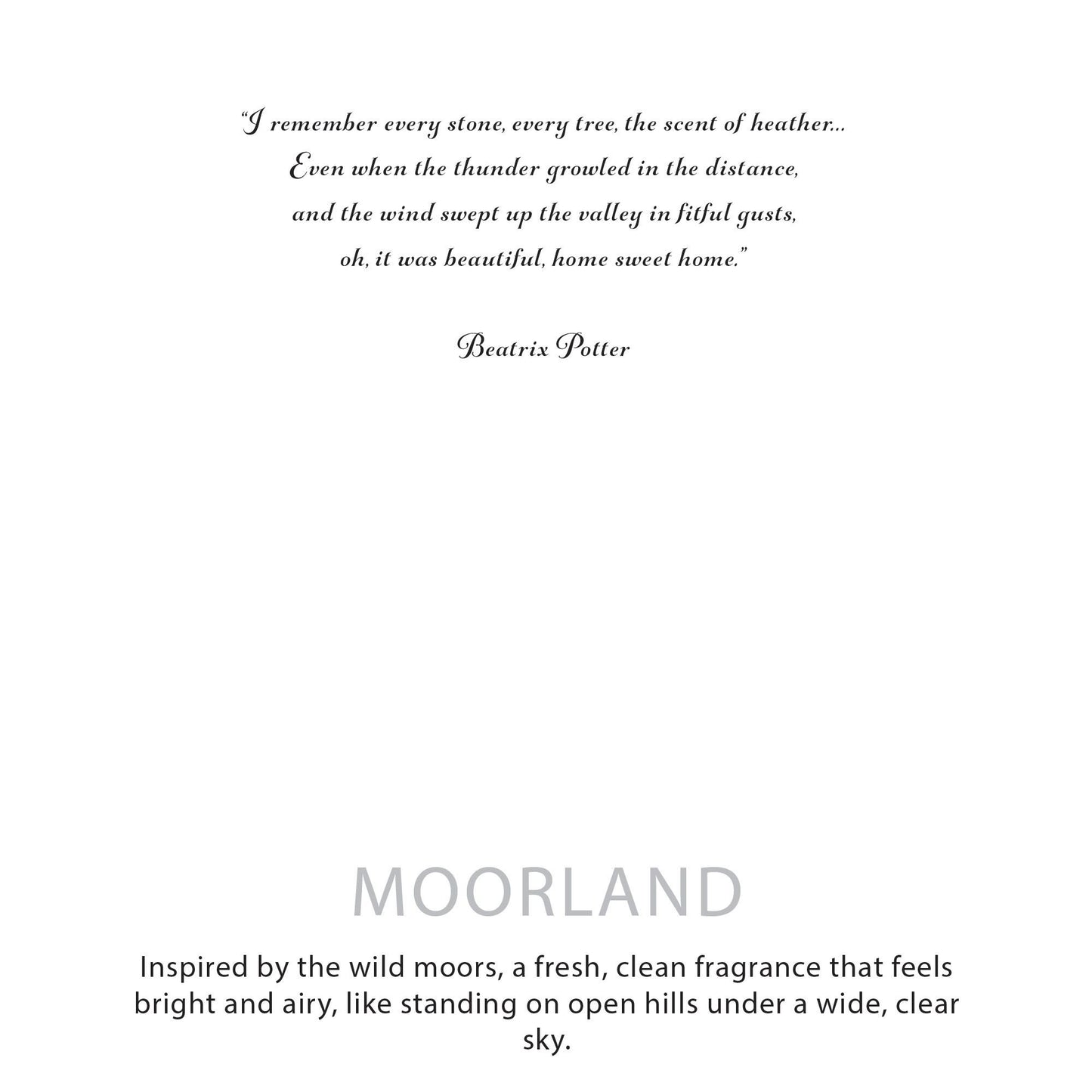 Bougie de cire de soja botanique — Moorland