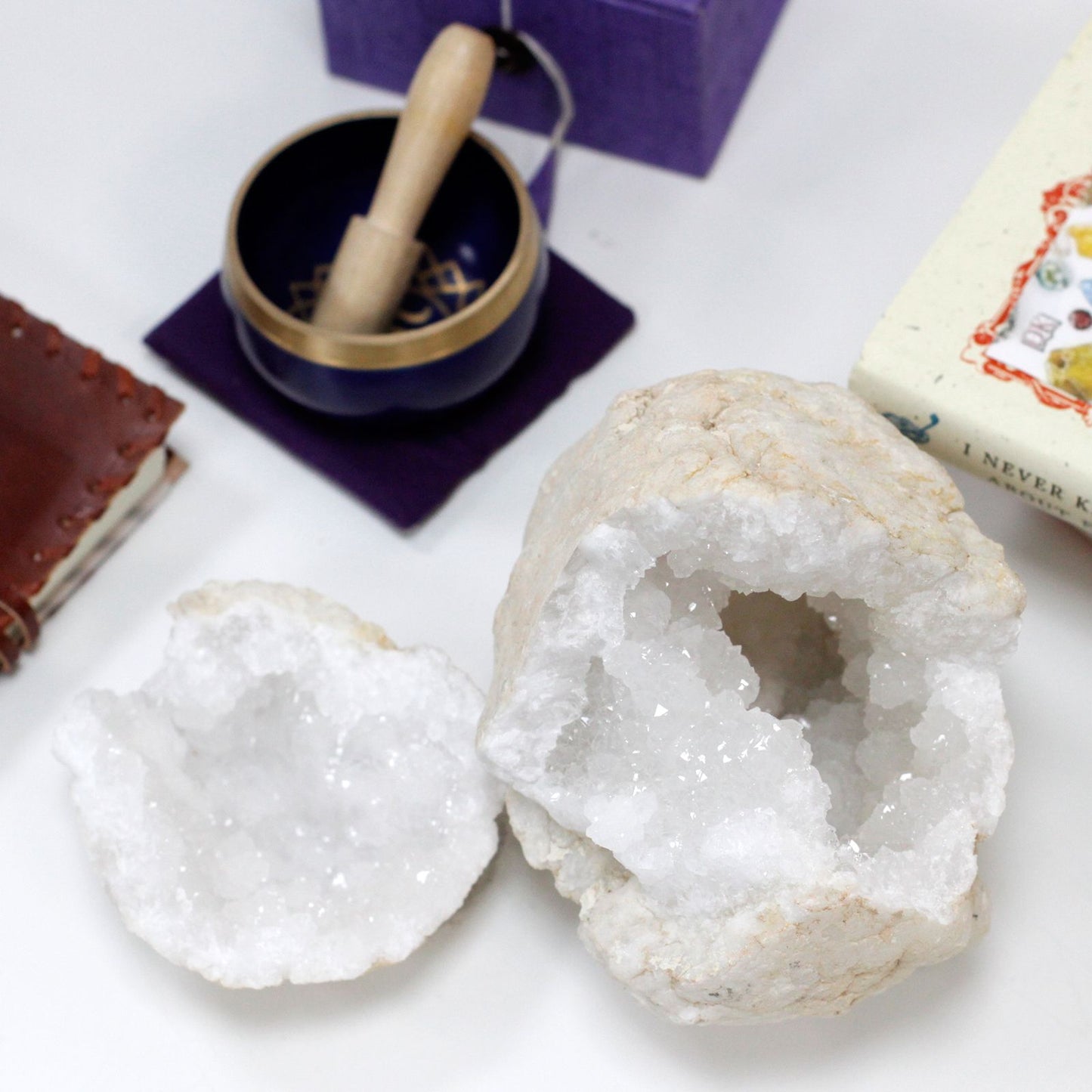 Géode de calcite · 18 cm