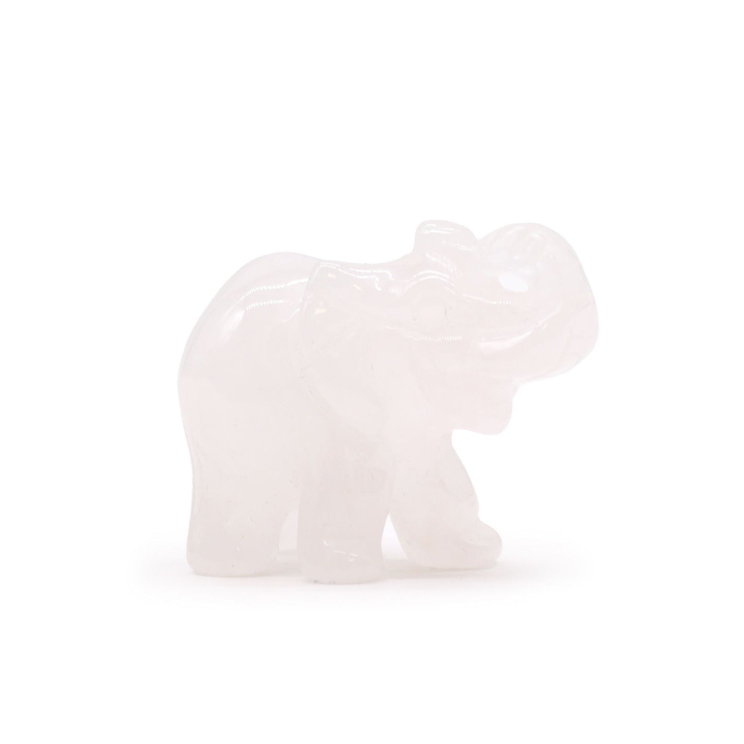 Éléphant de la chance — Quartz rose