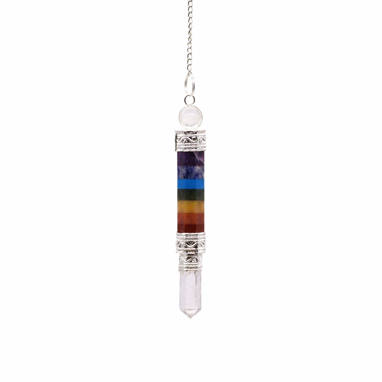 Pendule sept chakras — Trois pièces