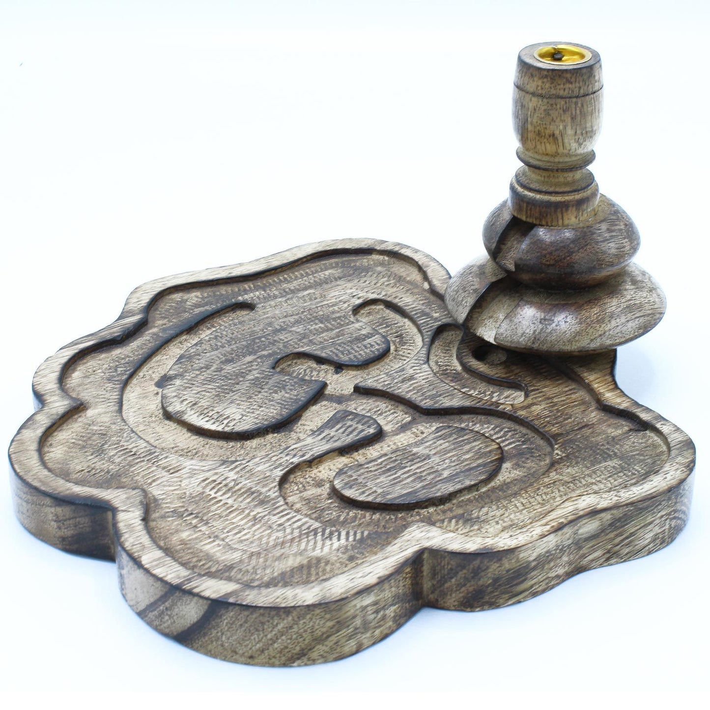 Brûleur à reflux en bois de manguier grand format — Ohm