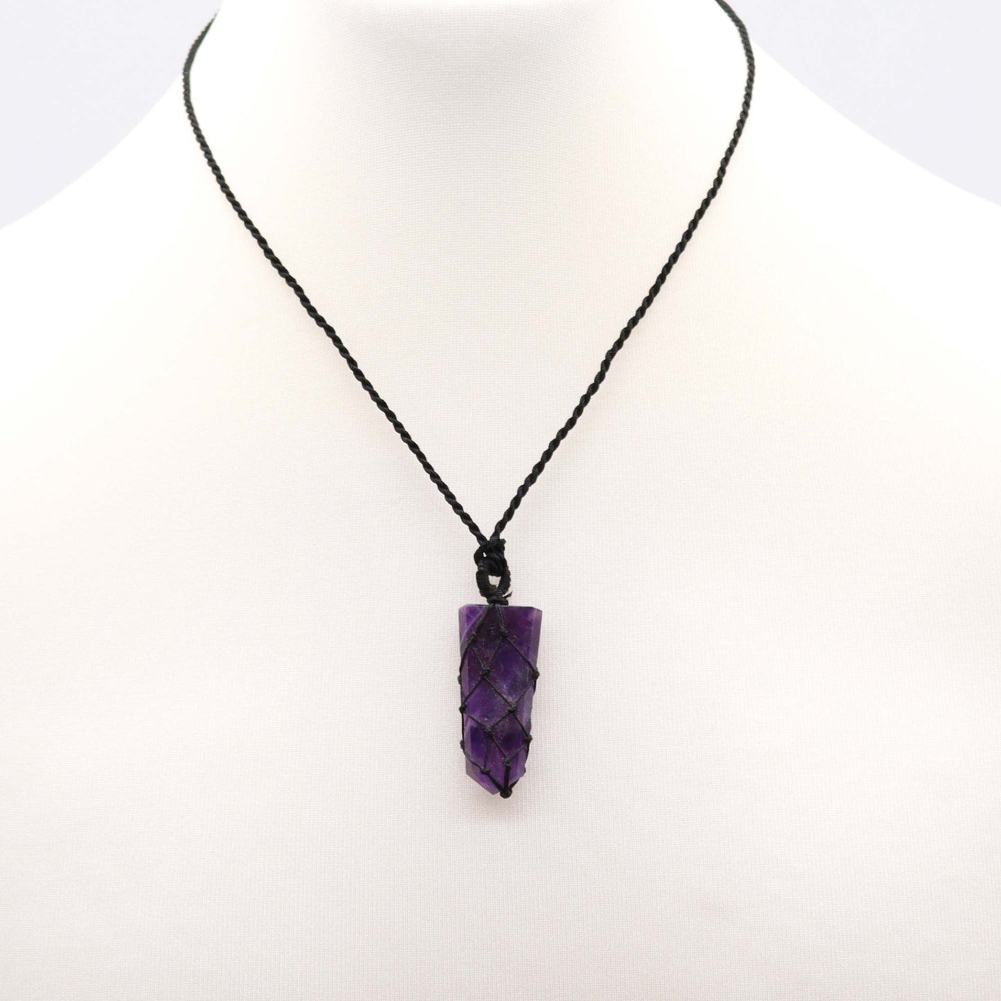 Pendentif pointe plate — Améthyste